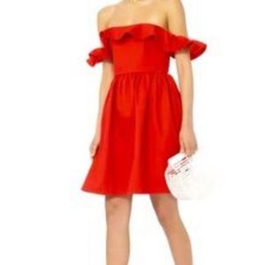 Apiece Apart Intermix Maria ruffle mini dress